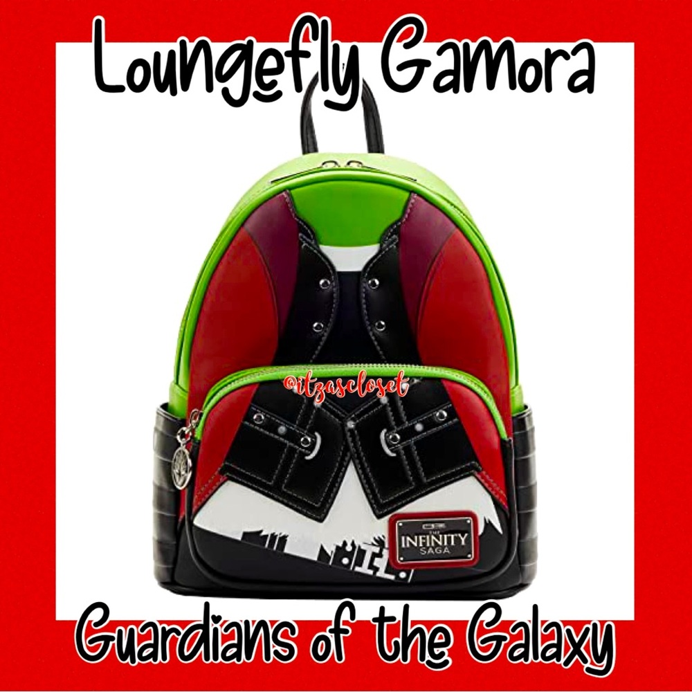 Loungefly Marvel Guardians of the Galaxy Gamora Cosplay Backpack NWT SDCC 2022